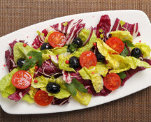 Grilled Radicchio and Romaine with Shaved Pecorino