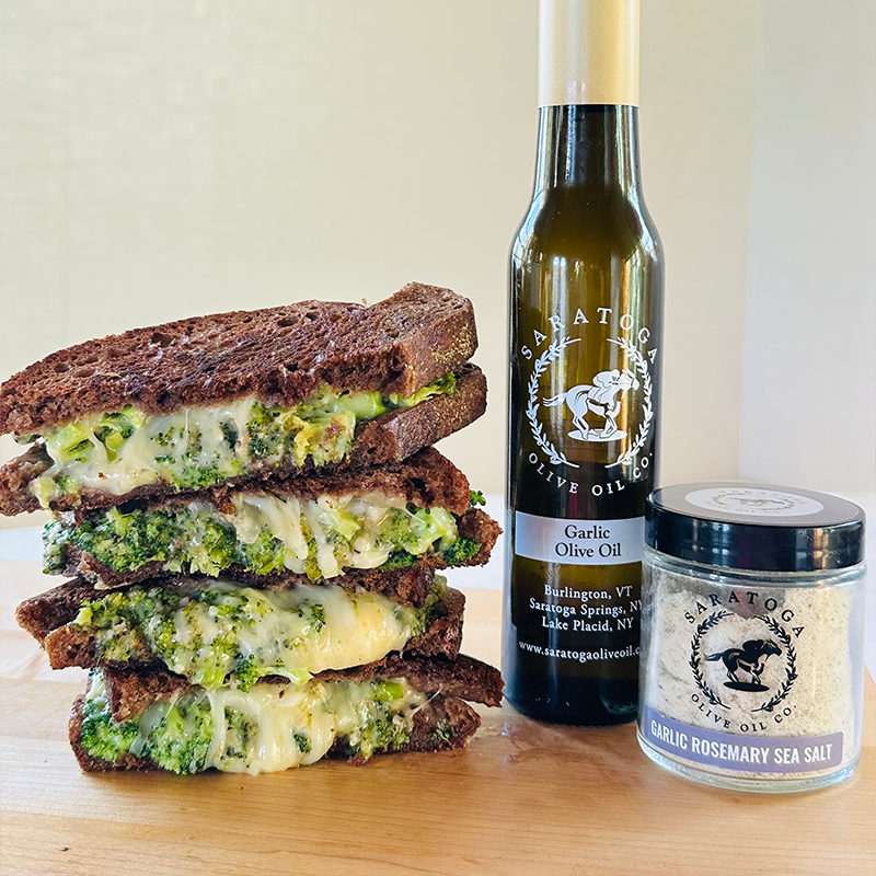 Grilled Cheese with Broccoli
