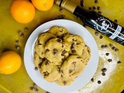 Spiced Blood Orange Chocolate Chip Cookies