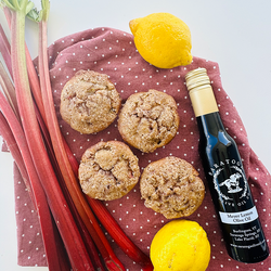 Lemon Rhubarb Muffins