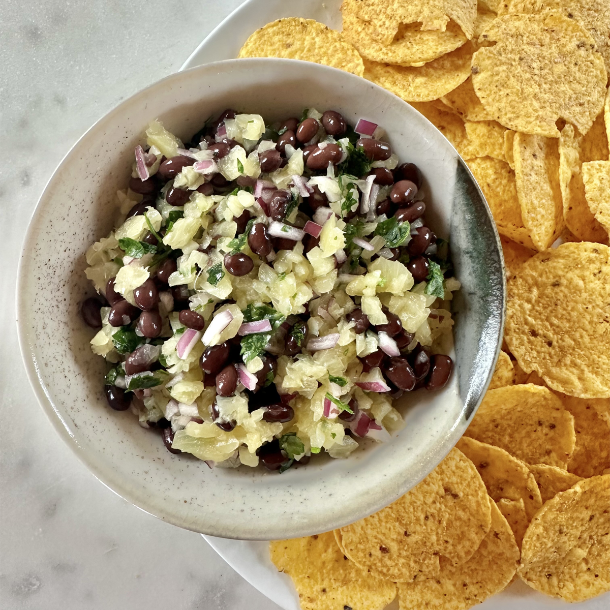 Pineapple and Black Bean Salsa