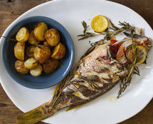 Red Snapper and Garlic Potatoes