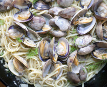 Steamed Clams with Fennel