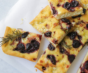 Rosemary Black Cherry Focaccia