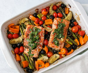 Baked Mediterranean Salmon
