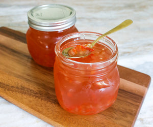 Rhubarb Hot Pepper Jelly