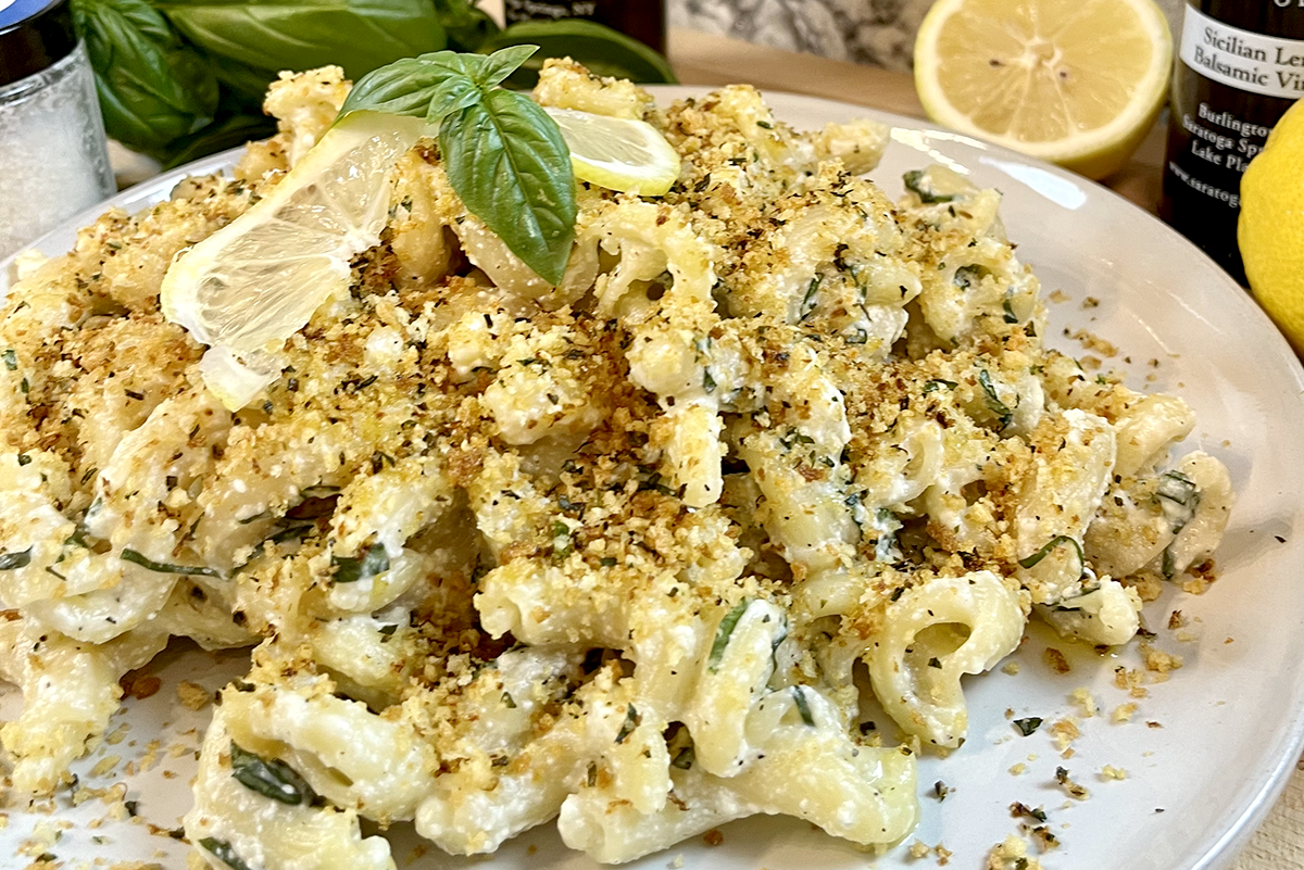 Basil Lemon Ricotta Pasta