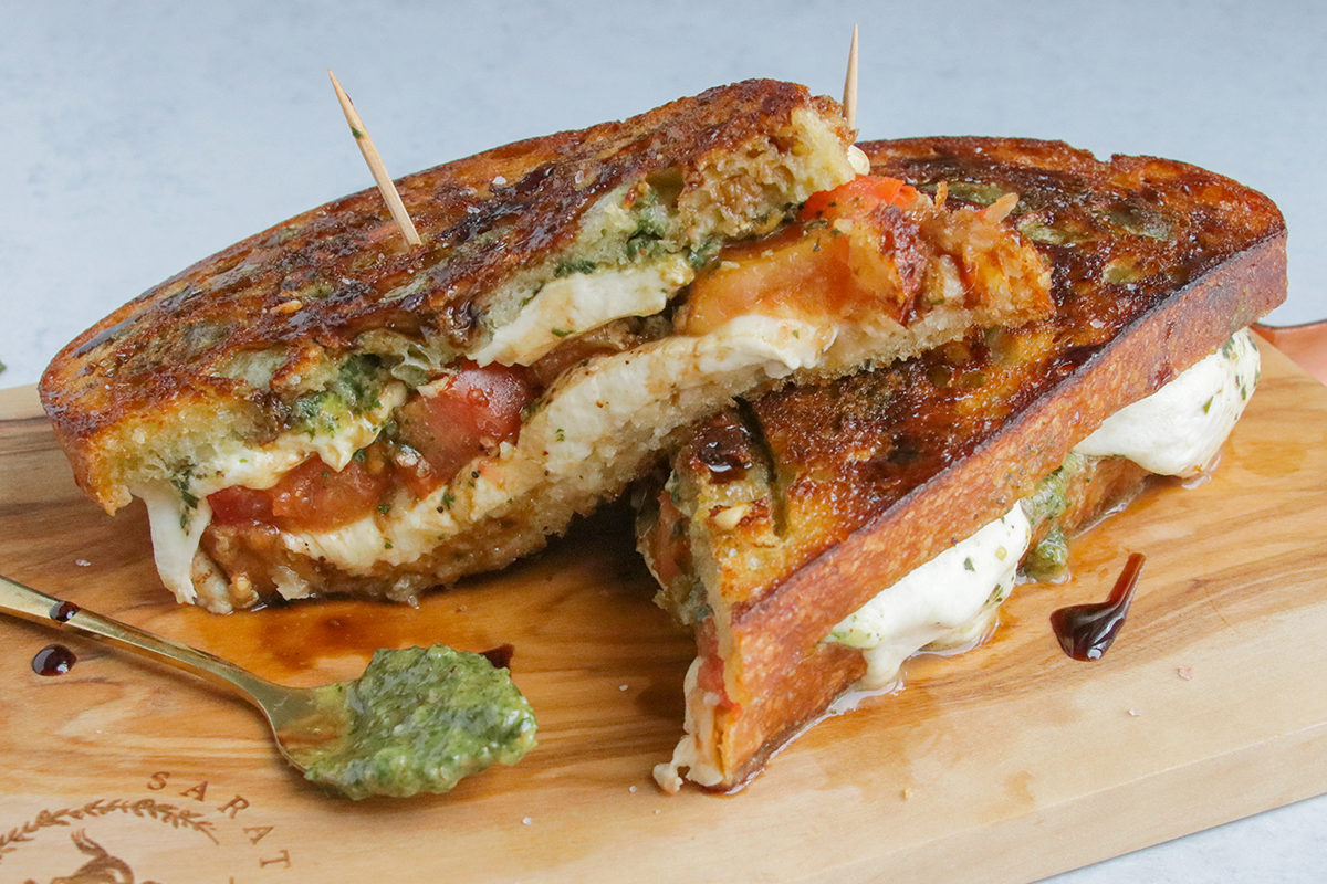 Caprese Grilled Cheese