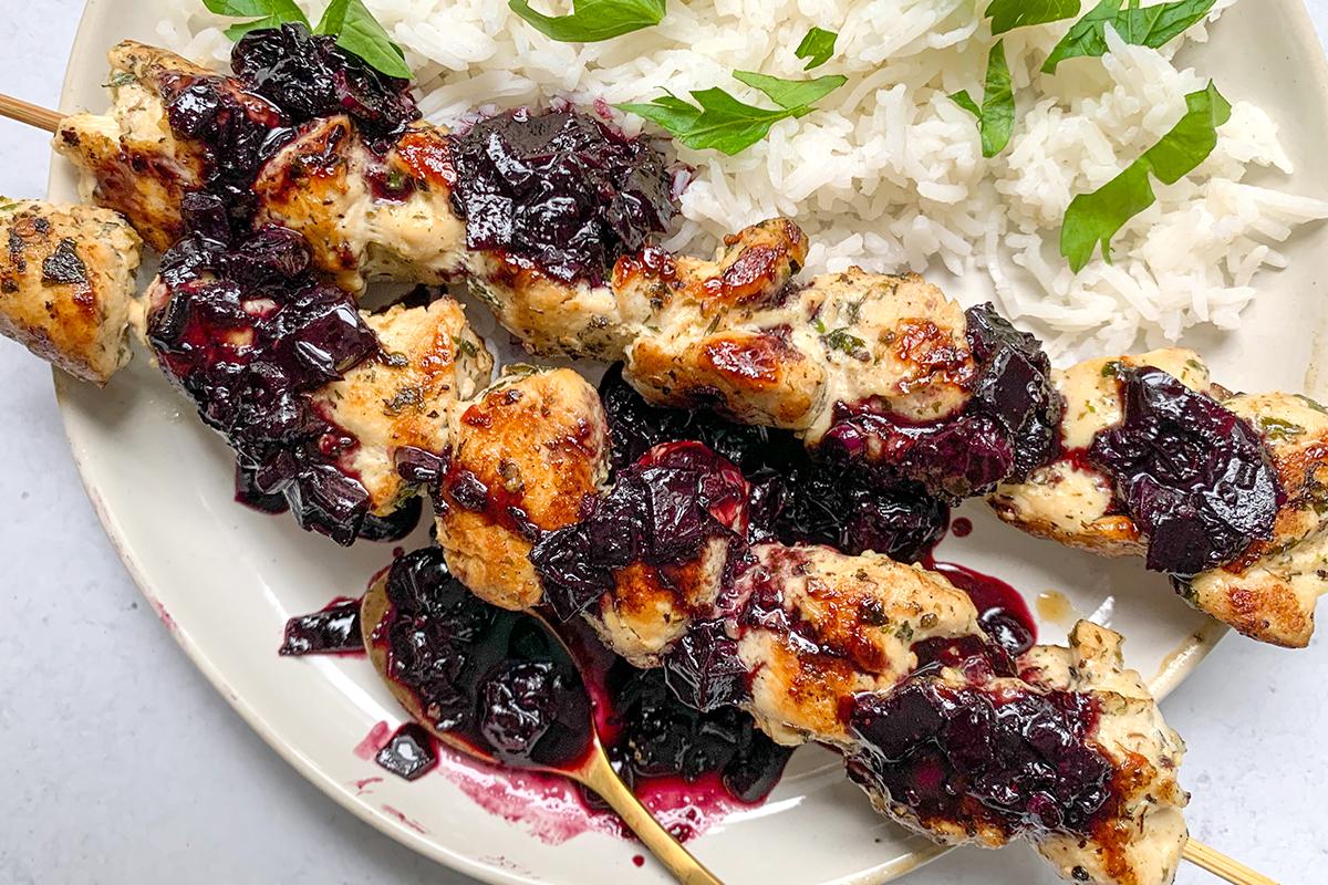 Lemon Blueberry Kabobs
