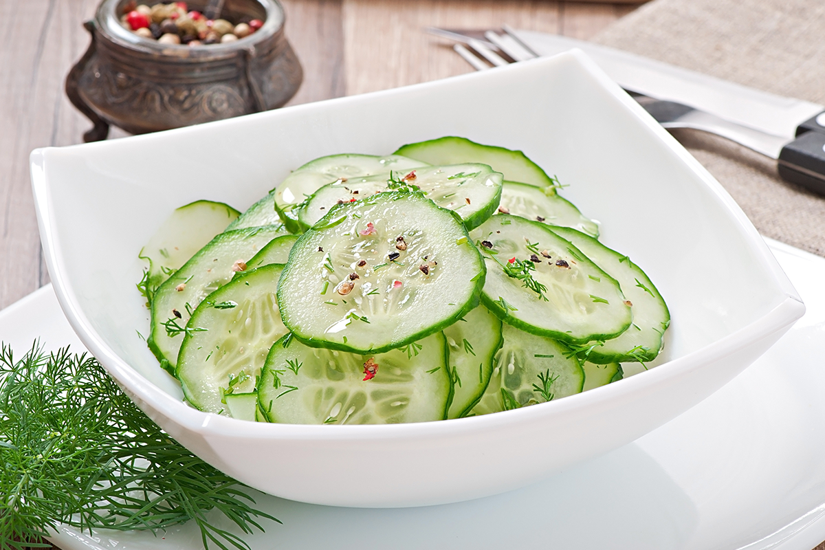 Lemon Dill Cucumber Salad