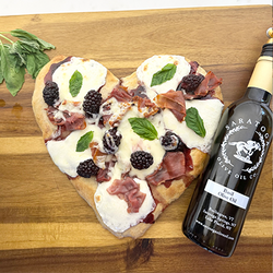 Blackberry and Prosciutto Pizza