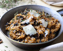 Authentic Italian Risotto with Mushrooms