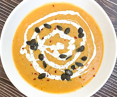 Sweet & Spicy Butternut Squash Soup