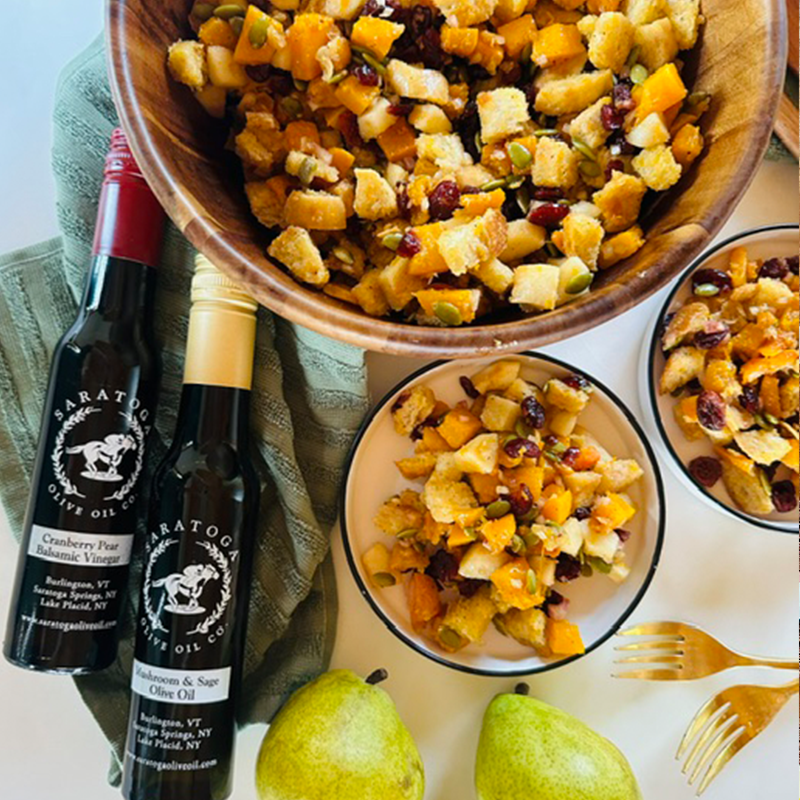 Butternut Squash Panzanella Salad