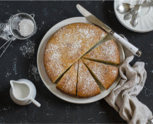 Citrus Olive Oil Cake with Tangelo Orange Balsamic Vinegar