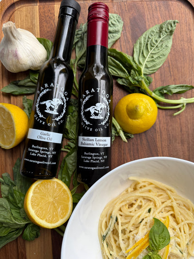 Lemon, Basil & Garlic Spaghetti