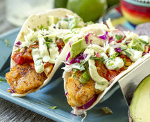 Fish Tacos with Jalapeno and Lime