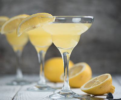 Sparkling Lemon Drop Martini