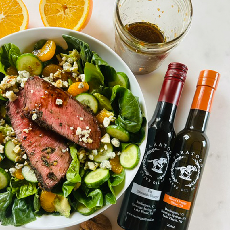 Green Winter Salad with Pistachio-Encrusted Prime Rib Green Winter Salad with Pistachio-Encrusted Prime Rib