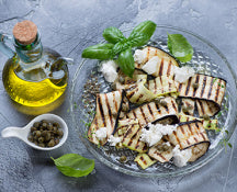 Grilled Eggplant with Oregano White Balsamic