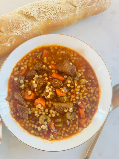 Beef Cous Cous Soup