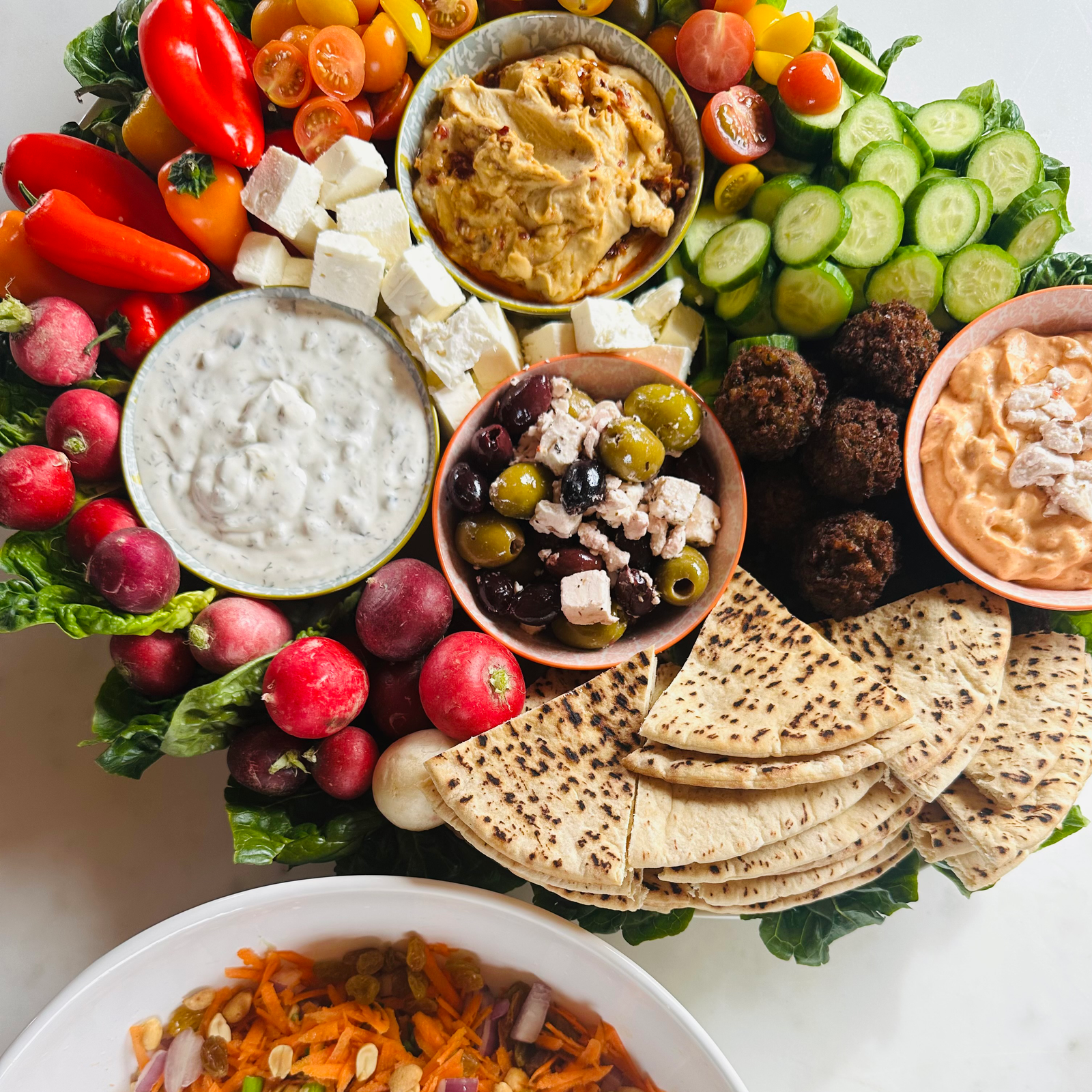 Mediterranean Falafel Board