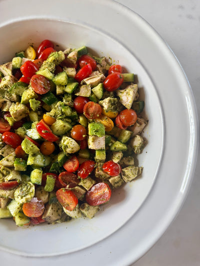 Grilled Chicken Chimichurri Salad