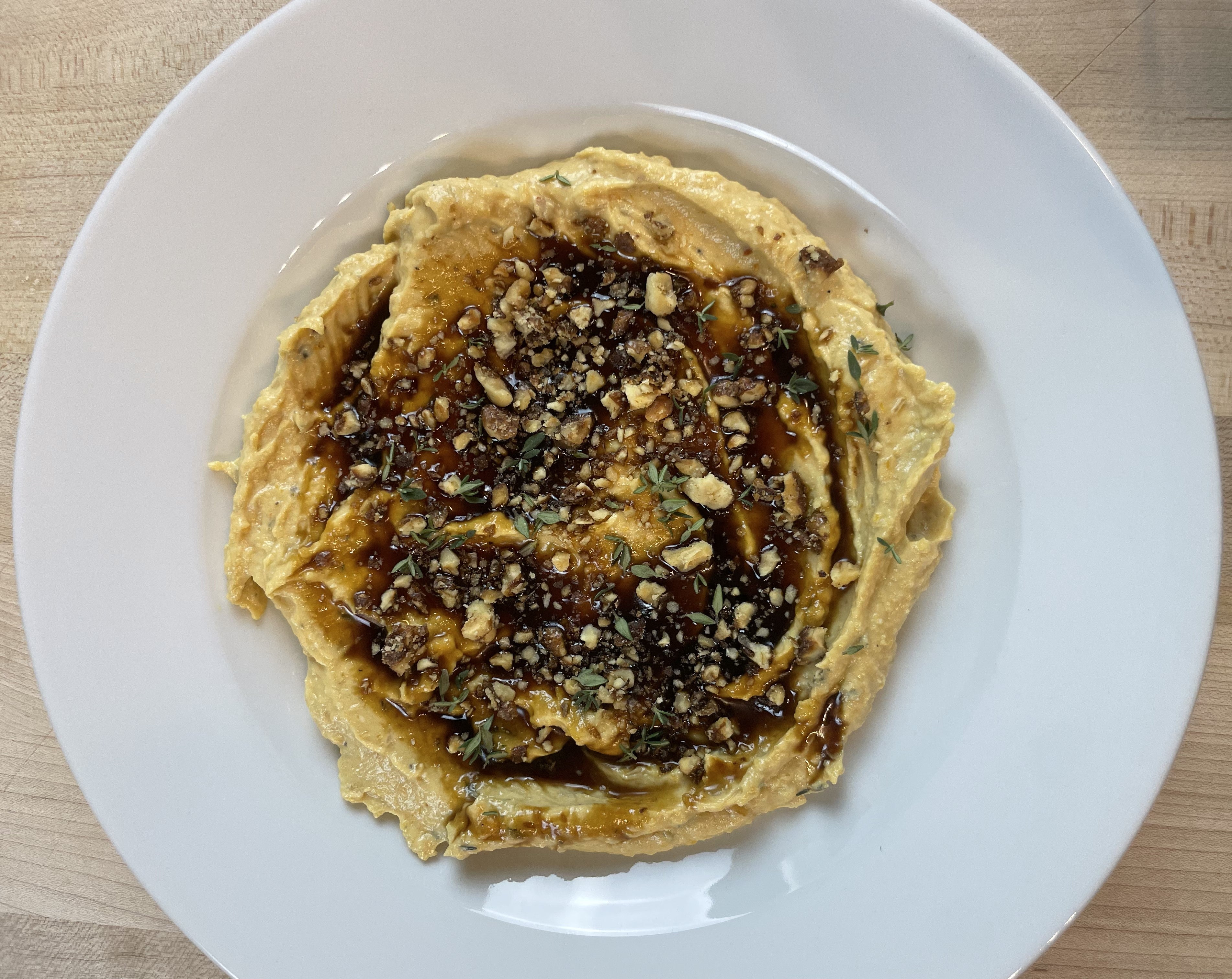 Butternut Squash Whipped Feta with Espresso Balsamic Gastrique