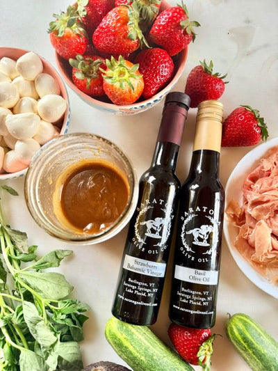 Summer Strawberry and Prosciutto Salad