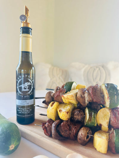 Steak, Zucchini, Squash & Mushroom Skewers 🥩🥒🍄