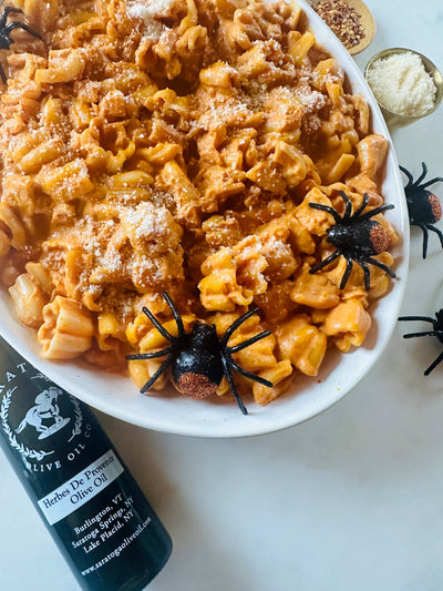 Pumpkin ala Vodka Sauce over Pasta