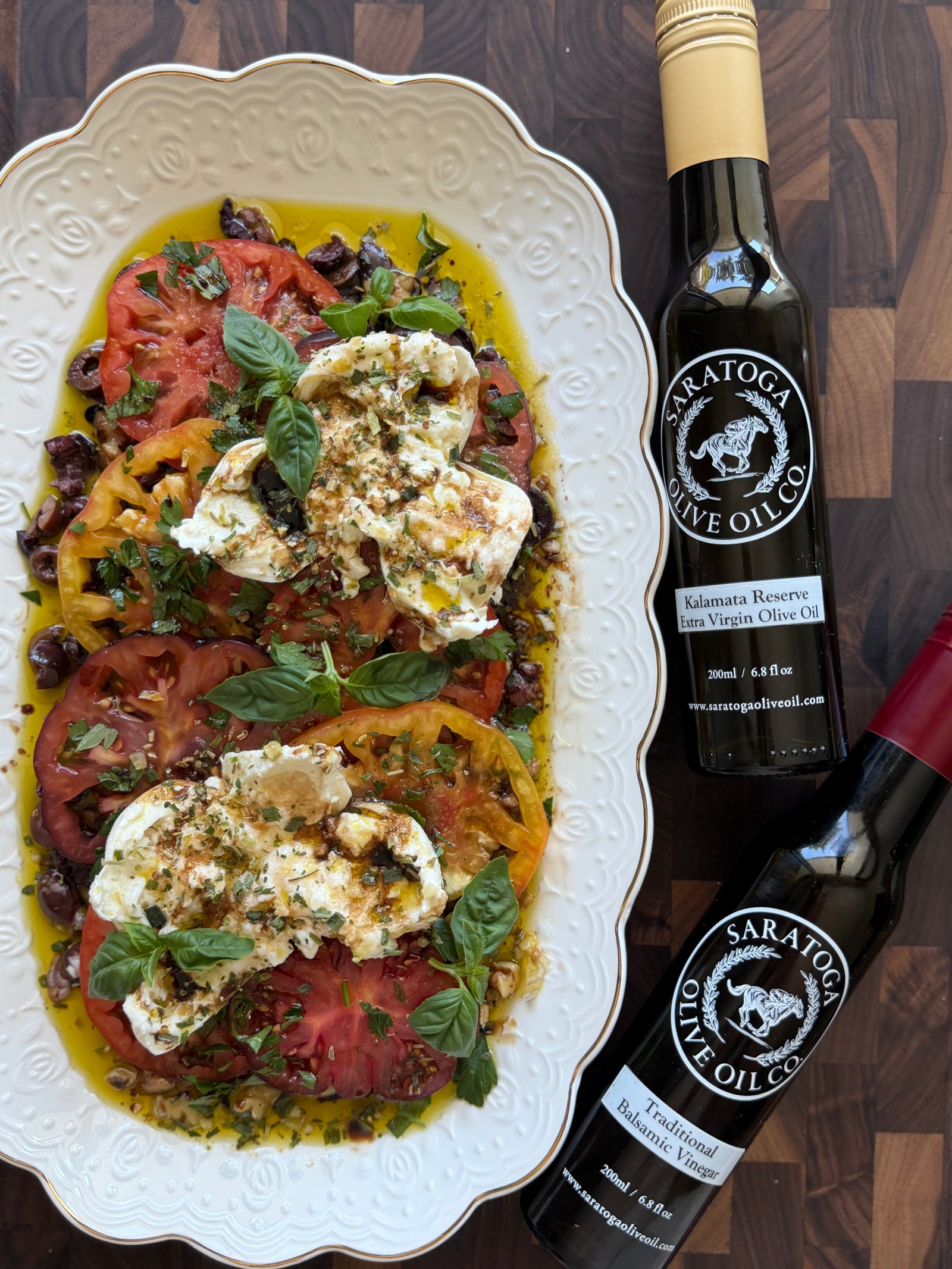 Olive & Tomato Caprese