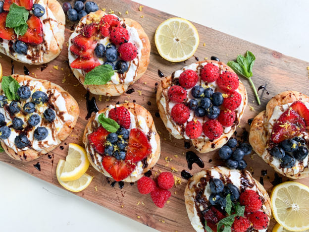 Meyer Lemon Berry Pizzettes