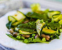 Mixed Greens Salad with Honey Ginger Vinaigrette