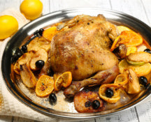 Roasted Chicken with Lemon and Olive Oil
