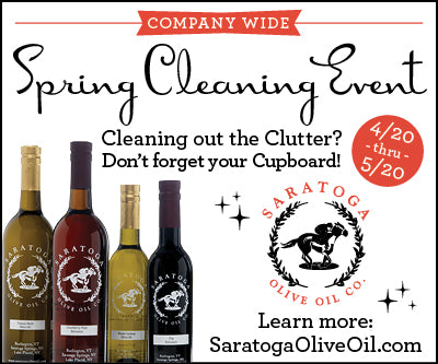 Spring Cleaning with Saratoga Olive Oil Co.!