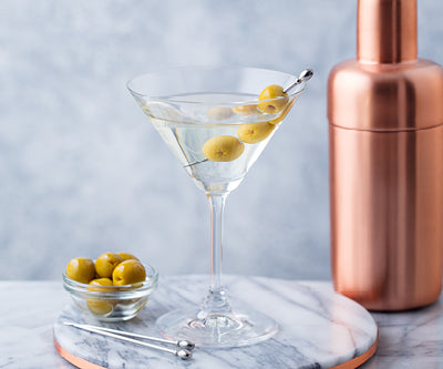 Smoked Olive Martini