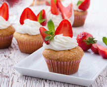 Strawberry Balsamic Cupcakes