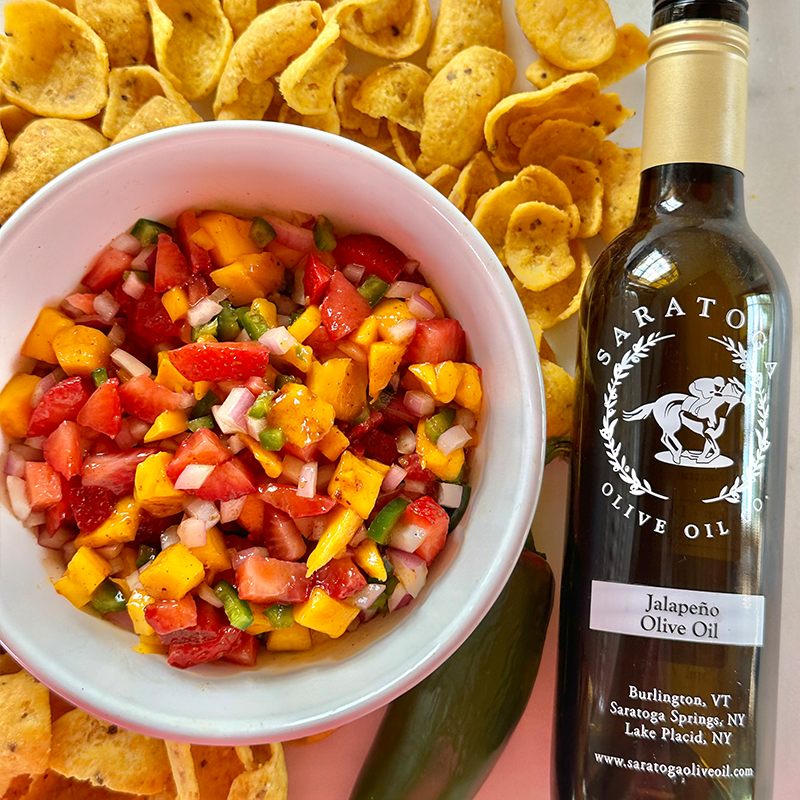 Strawberry and Mango Spicy Salsa