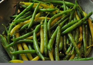 Honey Vinegar Glazed Green Beans