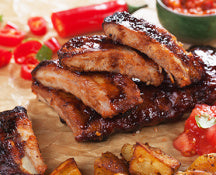 Honey Ginger Glazed BBQ Ribs