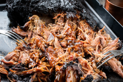Pulled Pork with Baklouti Green Chili Oil