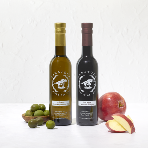 Portuguese Arbosana Extra Virgin Olive Oil (EVOO) & Red Apple Balsamic Vinegar