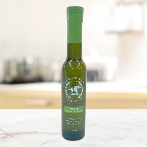 Portuguese Cobrancosa Extra Virgin Olive Oil (EVOO) Colorful Bottle