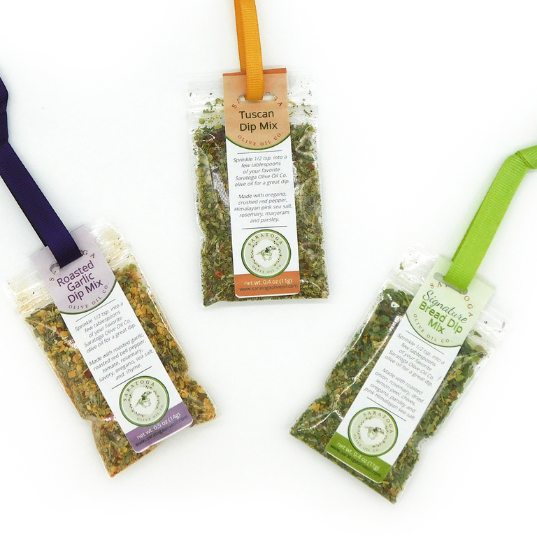 Dip Mix Trio Sample Pack | Shop Online Now! | Saratoga Olive Oil Co.