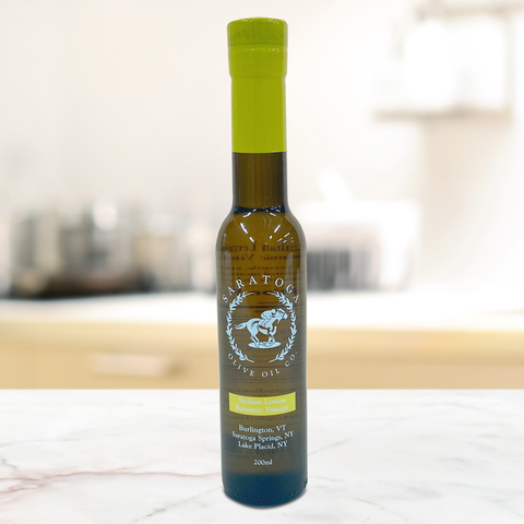 Sicilian Lemon Balsamic Vinegar Colorful Bottle