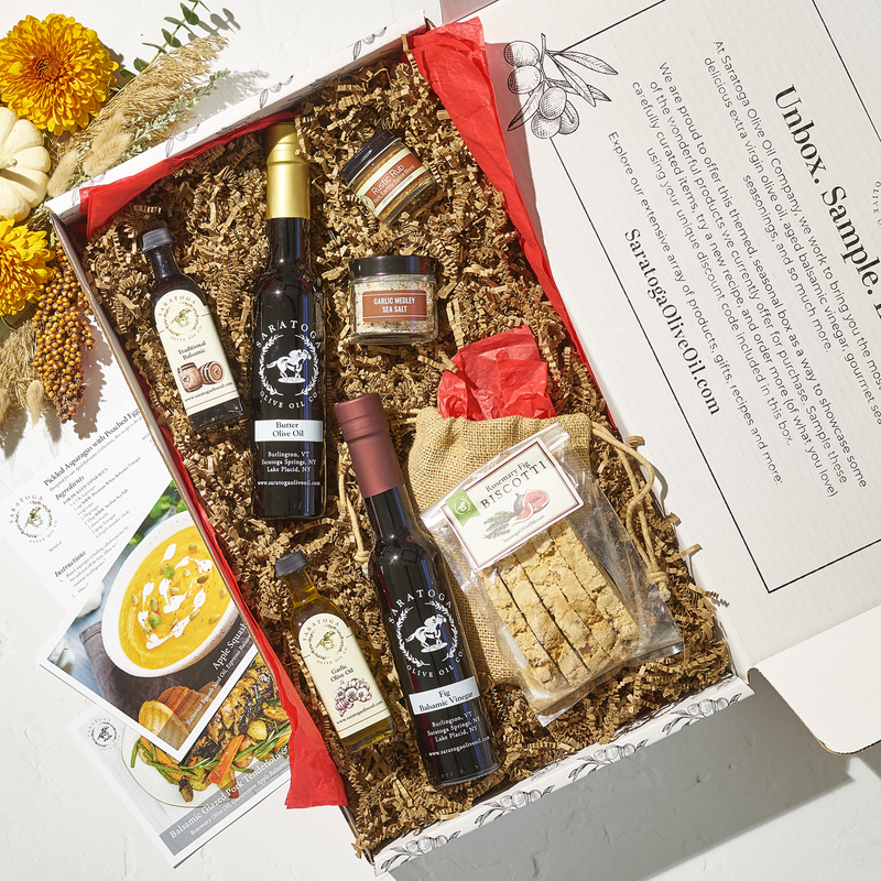 Seasonal Olive Oil Subscription Boxes Saratoga Olive Oil Co.