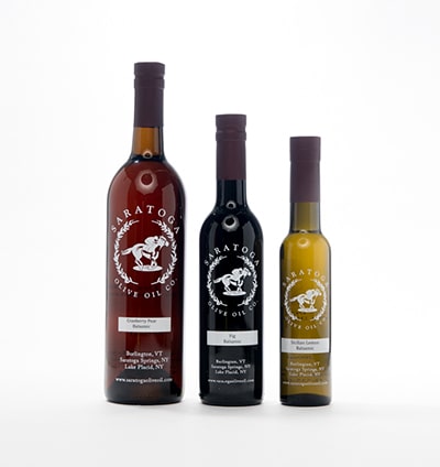 Saratoga Olive Oil Bottle Sizes in 750ml, 375ml, and 200ml