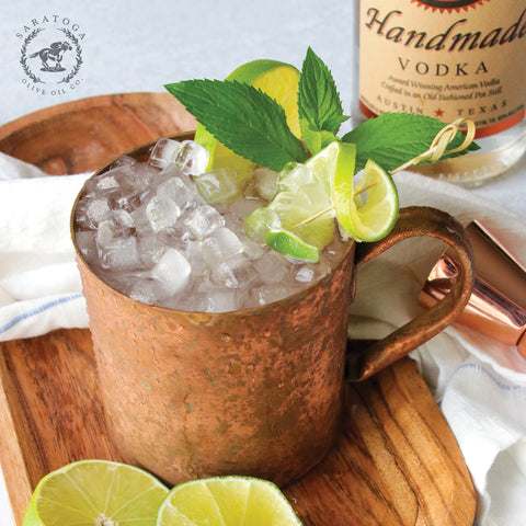 Jalapeno Mint Bar Syrup recipe suggestion: Moscow Mule 