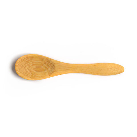 salt spoon laying flat from the top